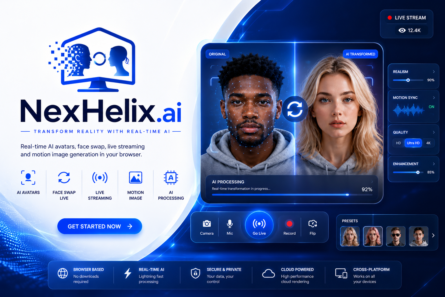 Creators using NexHelix AI tools