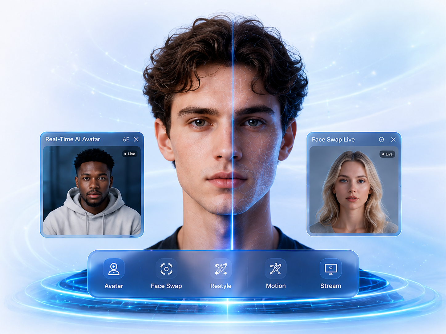 AI-enhanced portrait